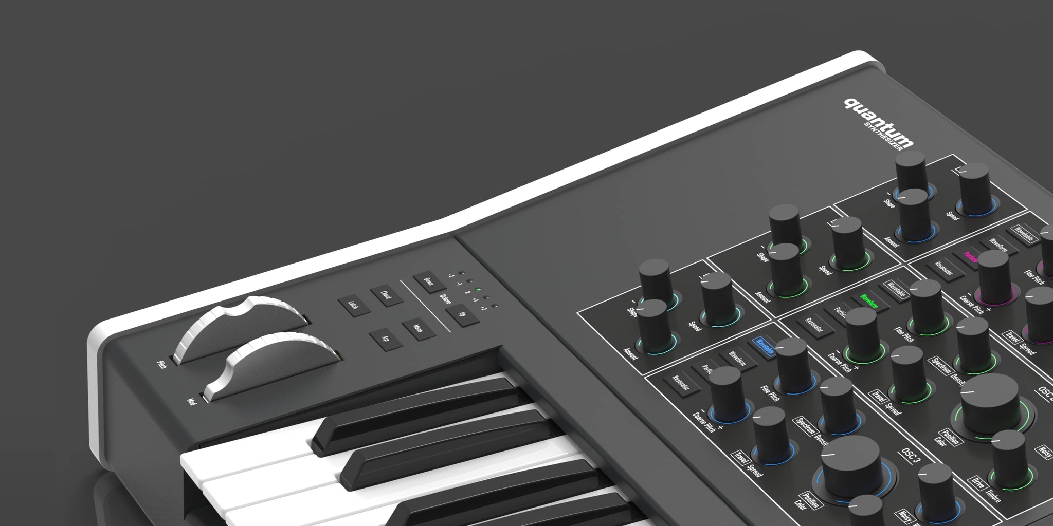 Waldorf's new flagship synthesizer the Quantum now shipping